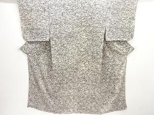 アンティーク　錦紗斜め格子に花模様着物